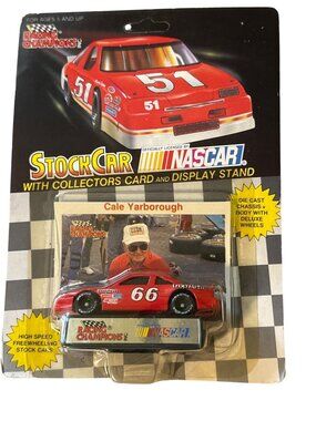 NASCAR Racing Champions Collectible Stock Car With Card & Stand Cale Yarborough